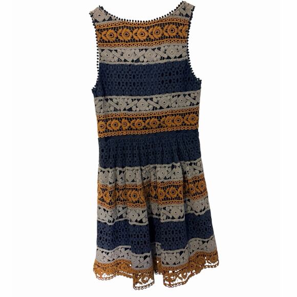 Anthropologie Maeve Lace Multicolor Dress Size 8 - Picture 3 of 6